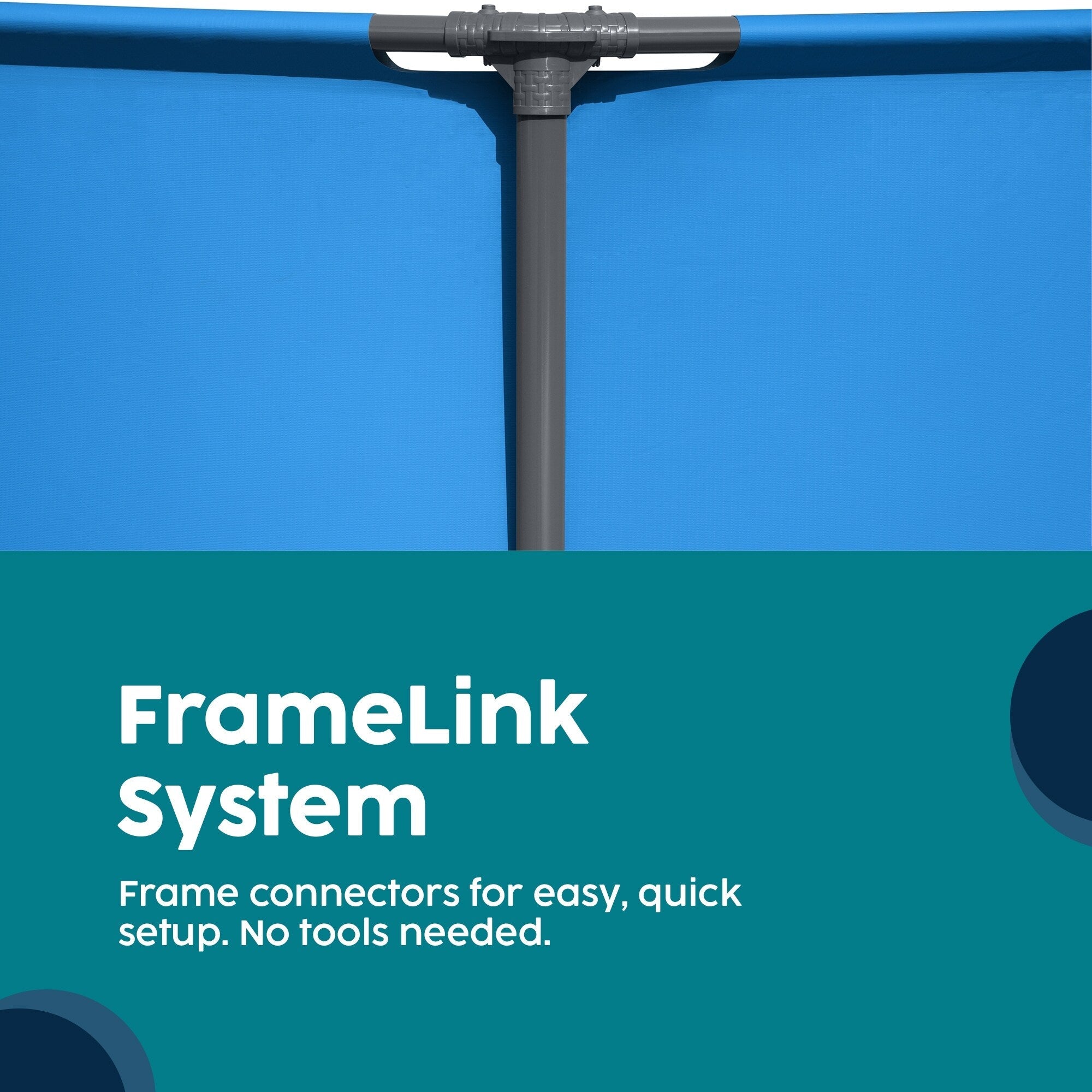 Piscina fuori terra rotonda Bestway Steel Pro MAX con pompa e copertura