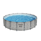 Piscina fuori terra rotonda Bestway Steel Pro MAX con pompa e copertura