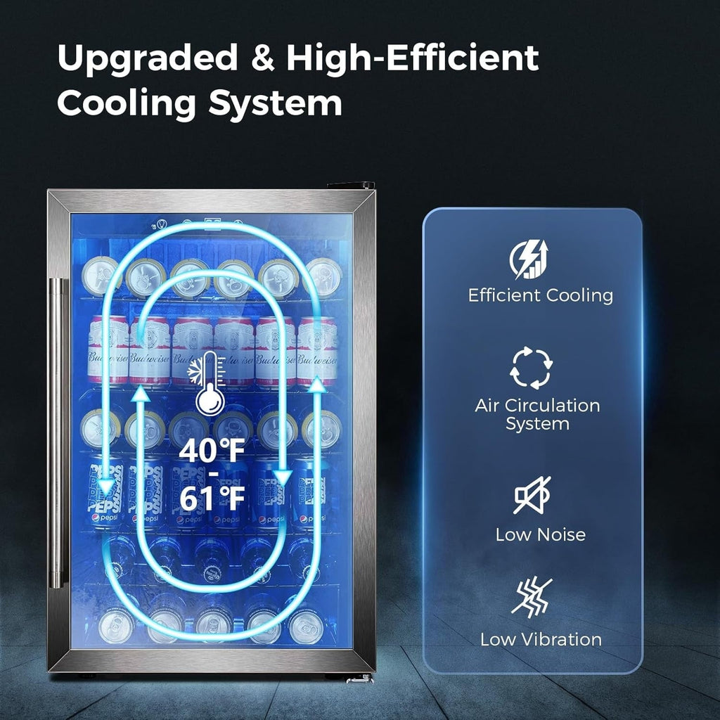 Frigorifero per bevande - Mini frigorifero da 145 lattine