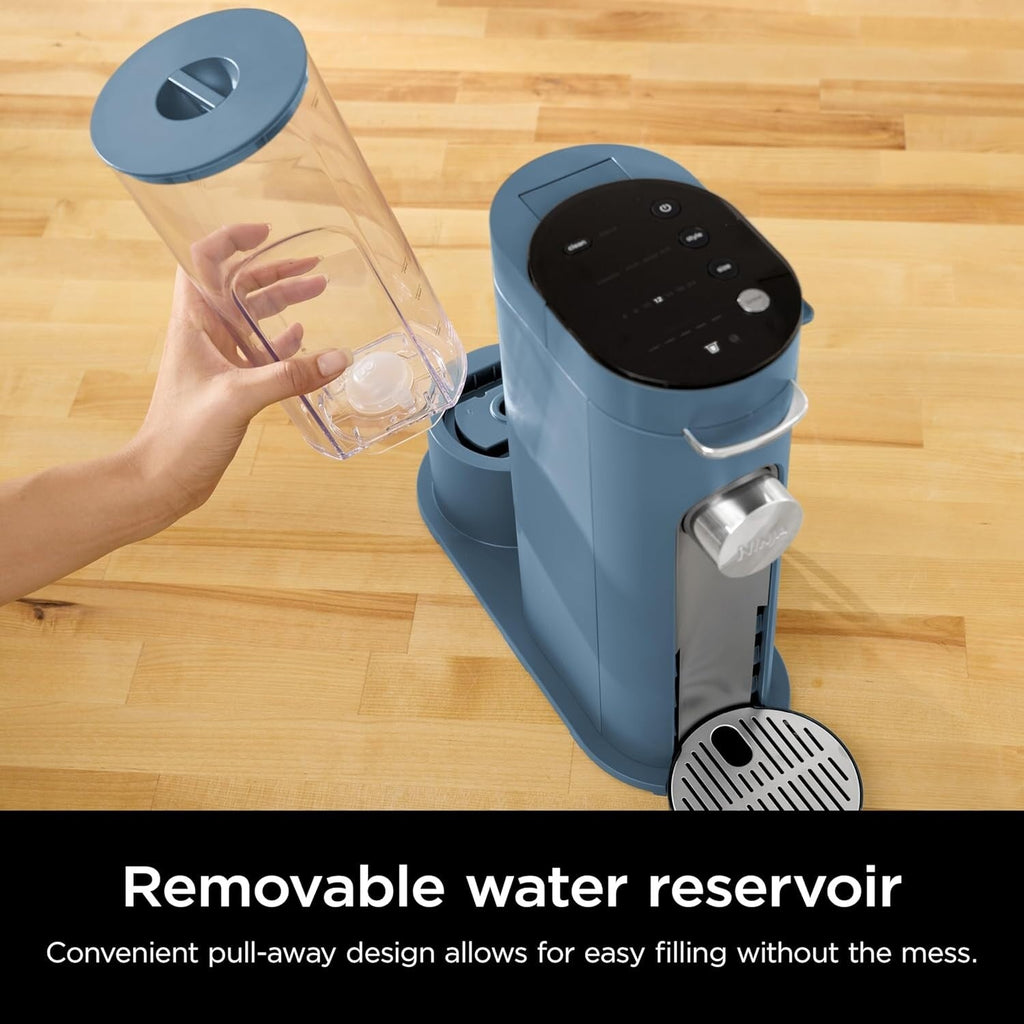 Macchina per caffè monodose blu, compatibile con K-Cup, serbatoio da 56 once, 6 formati di infusione da 24 once, compatta