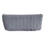 Poltrona reclinabile manuale girevole in velluto a coste Braidy