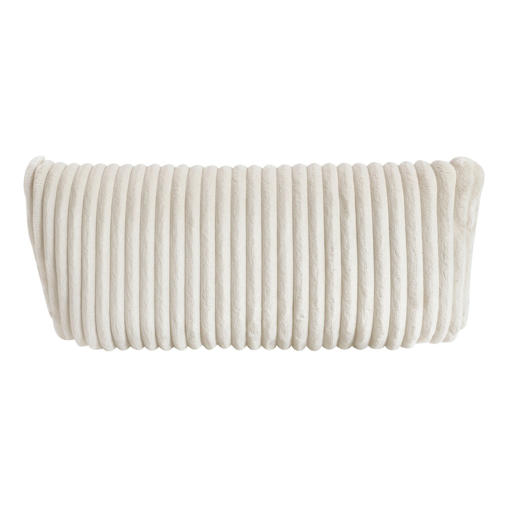 Poltrona reclinabile manuale girevole in velluto a coste Braidy