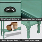 Tavolo da ingresso consolle a 3 cassetti Burlington Wood