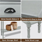 Tavolo da ingresso consolle a 3 cassetti Burlington Wood