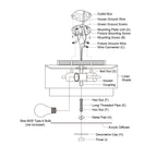 Lampada da soffitto Burnaby Mid-Century Modern con paralume a tamburo in lino bianco