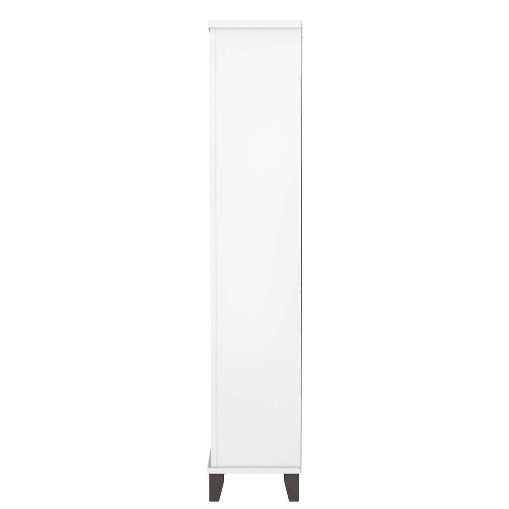 Libreria alta a 5 ripiani Somerset di Bush Furniture con ripiani regolabili