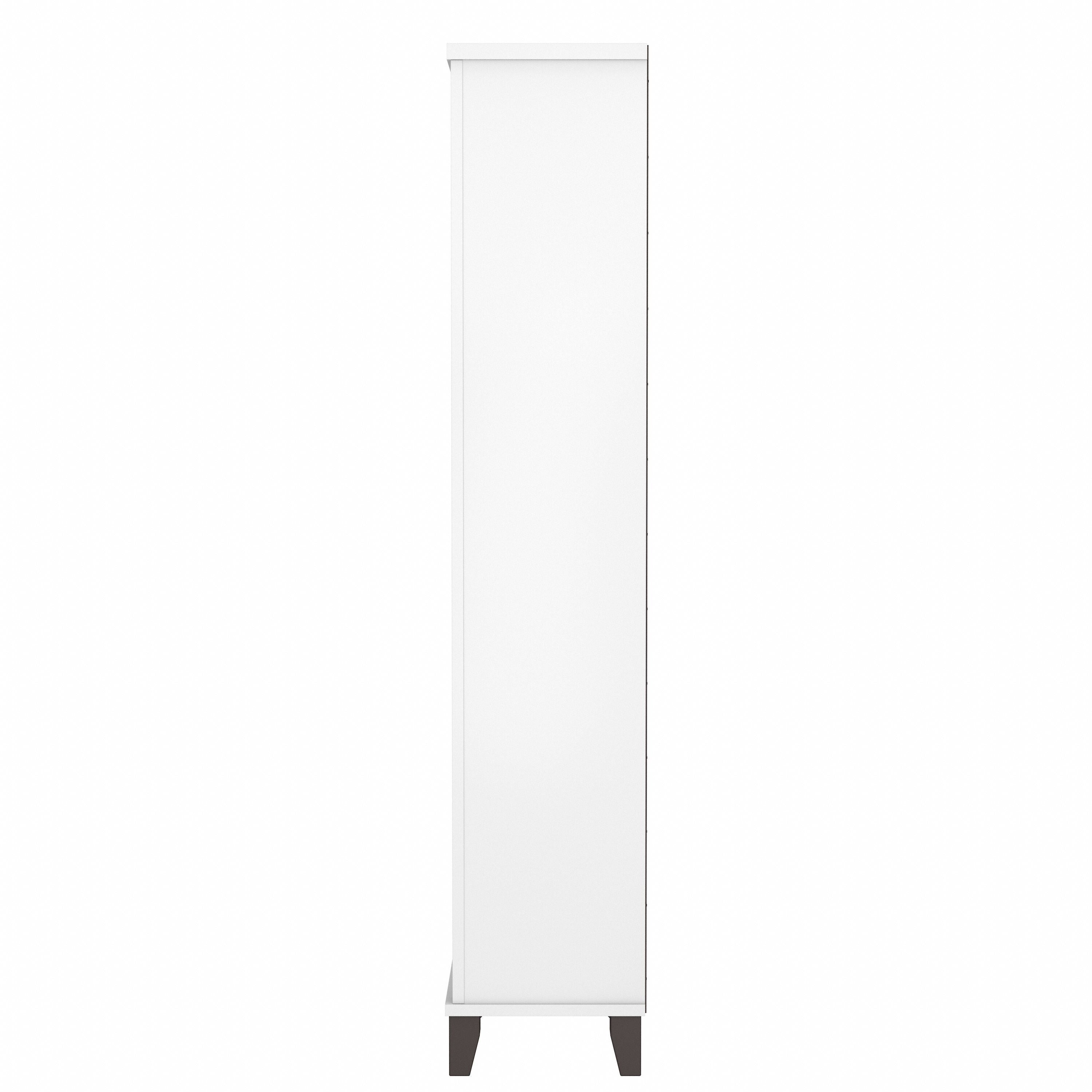 Libreria alta a 5 ripiani Somerset di Bush Furniture con ripiani regolabili