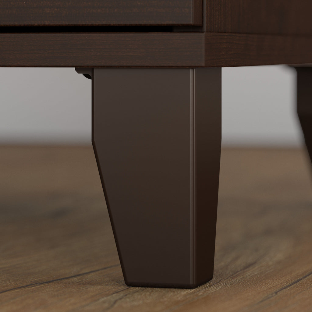 Libreria alta a 5 ripiani Somerset di Bush Furniture con ripiani regolabili