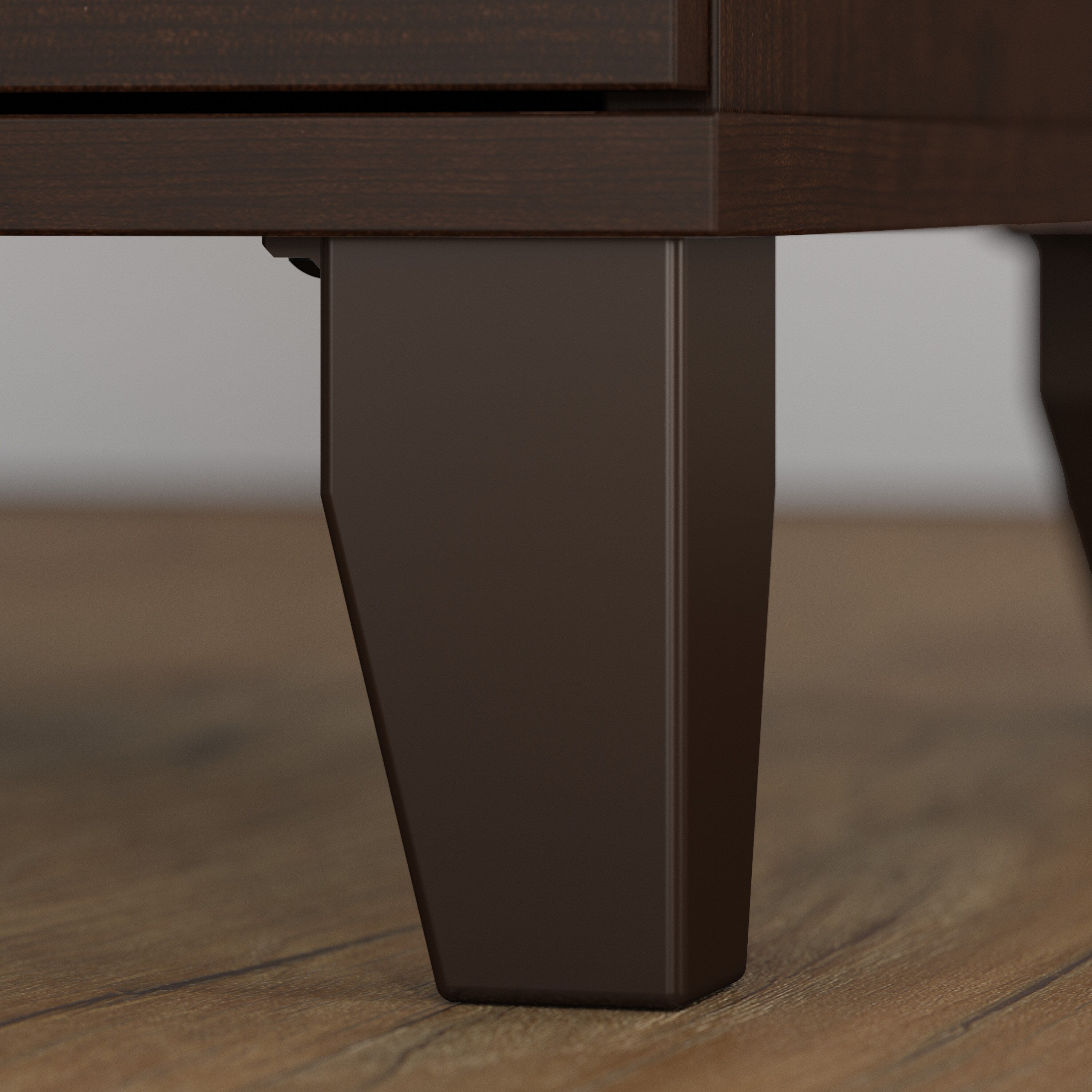 Libreria alta a 5 ripiani Somerset di Bush Furniture con ripiani regolabili