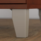 Libreria alta a 5 ripiani Somerset di Bush Furniture con ripiani regolabili