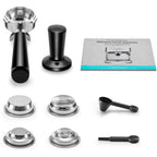 CASABREWS Ultra Macchina per caffè espresso tutto in uno con display LCD, argento