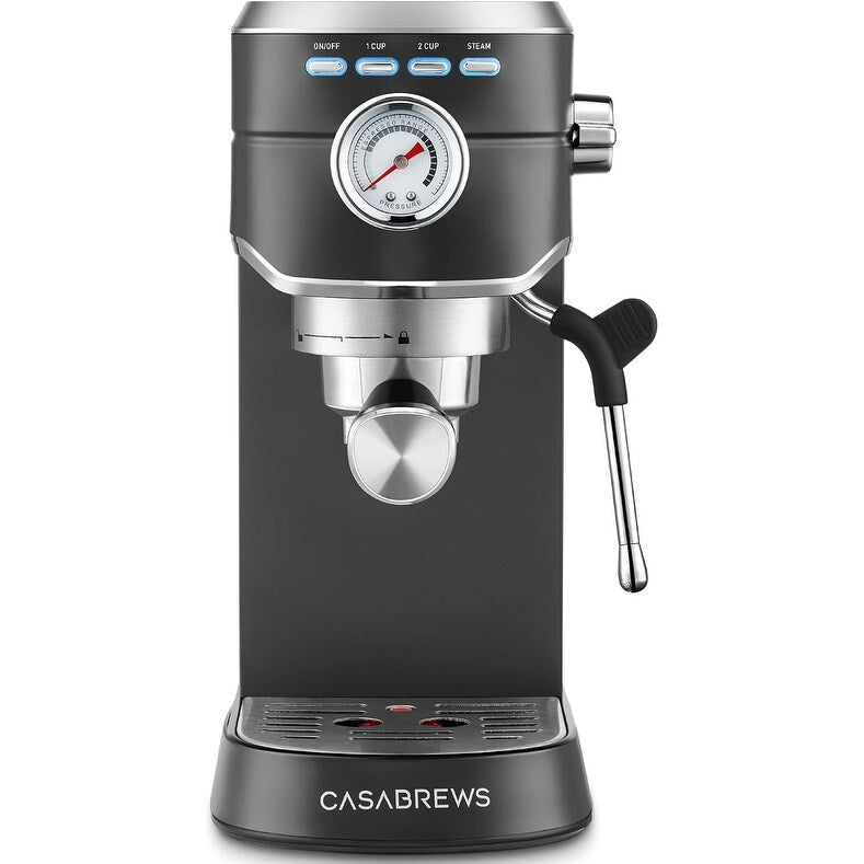 CASABREWS CM5418 Macchina per caffè espresso 20 bar con lancia vapore per schiuma di latte