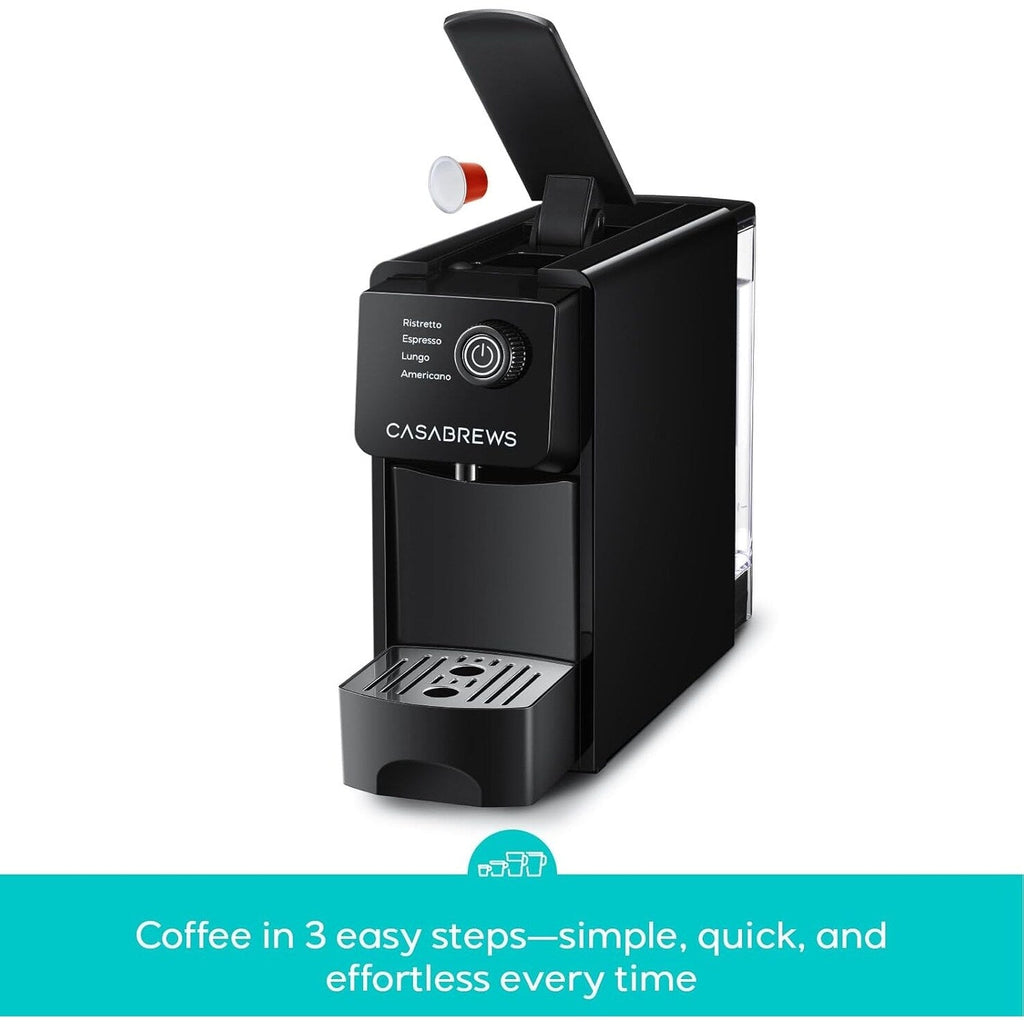 CASABREWS CM7036E Macchina per caffè espresso da 20 Bar per cialde originali Nespresso