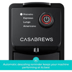 CASABREWS CM7036E Macchina per caffè espresso da 20 Bar per cialde originali Nespresso