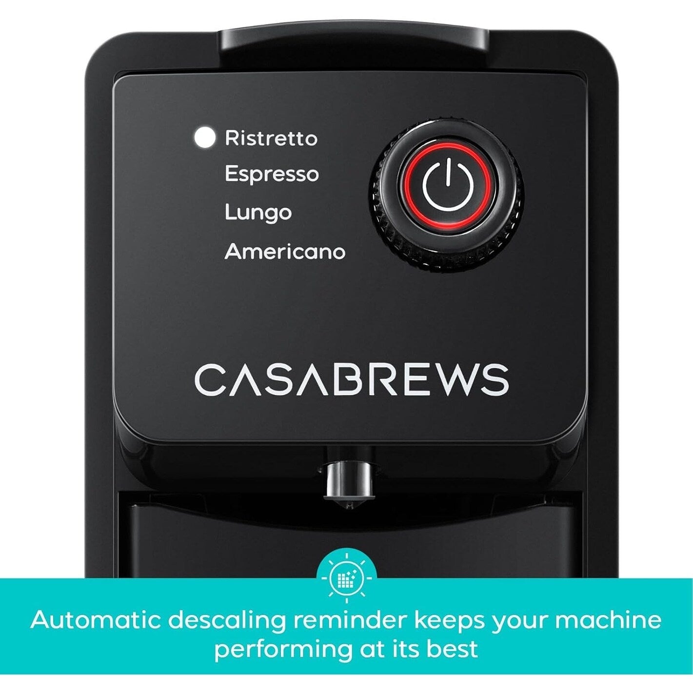 CASABREWS CM7036E Macchina per caffè espresso da 20 Bar per cialde originali Nespresso