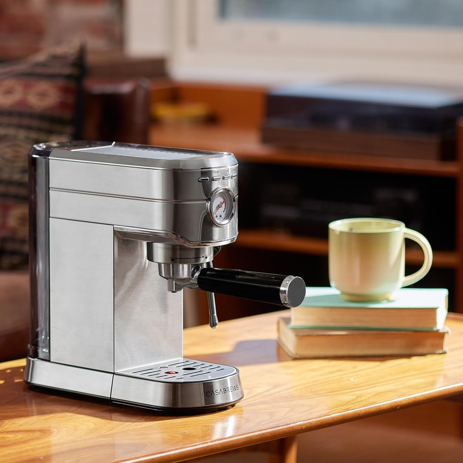 CASABREWS CM5418 Macchina per caffè espresso 20 bar con lancia vapore per schiuma di latte