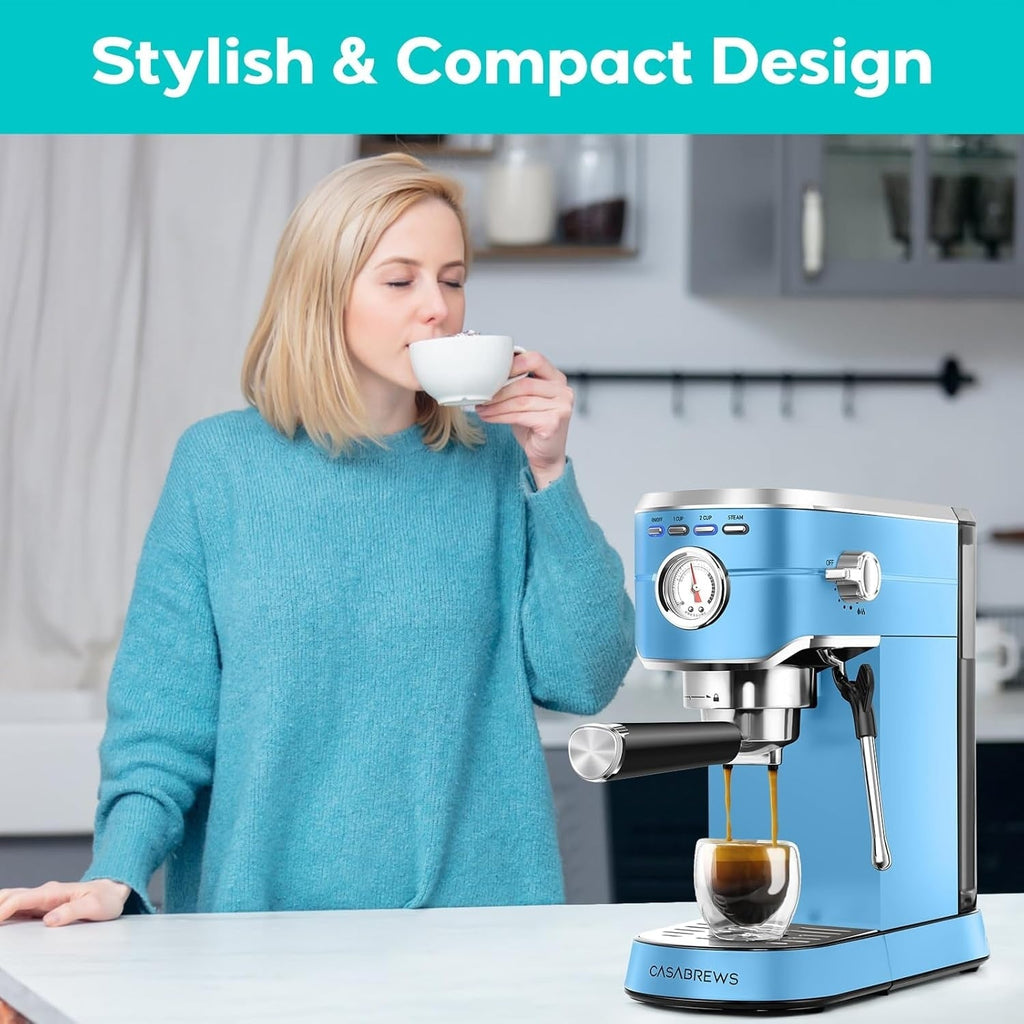 CASABREWS CM5418 Macchina per caffè espresso 20 bar con sistema di schiumatura del latte - N/D