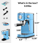 CASABREWS CM5418 Macchina per caffè espresso 20 bar con sistema di schiumatura del latte - N/D