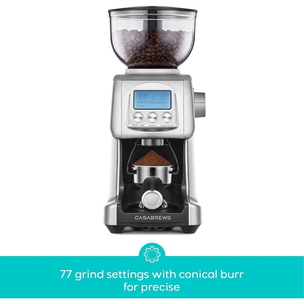 CASABREWS Tornado Macinacaffè elettrico conico argento - N/D