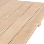 Set da bistrot pieghevole da esterno Cadiz Modern Coastal in legno di acacia, 3 pezzi, di JONATHAN Y