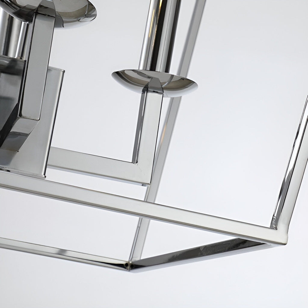 Lampadario a gabbia aperta con lanterna a forma di candela, per scale o isola della cucina - N/D