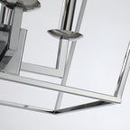 Lampadario a gabbia aperta con lanterna a forma di candela, per scale o isola della cucina - N/D