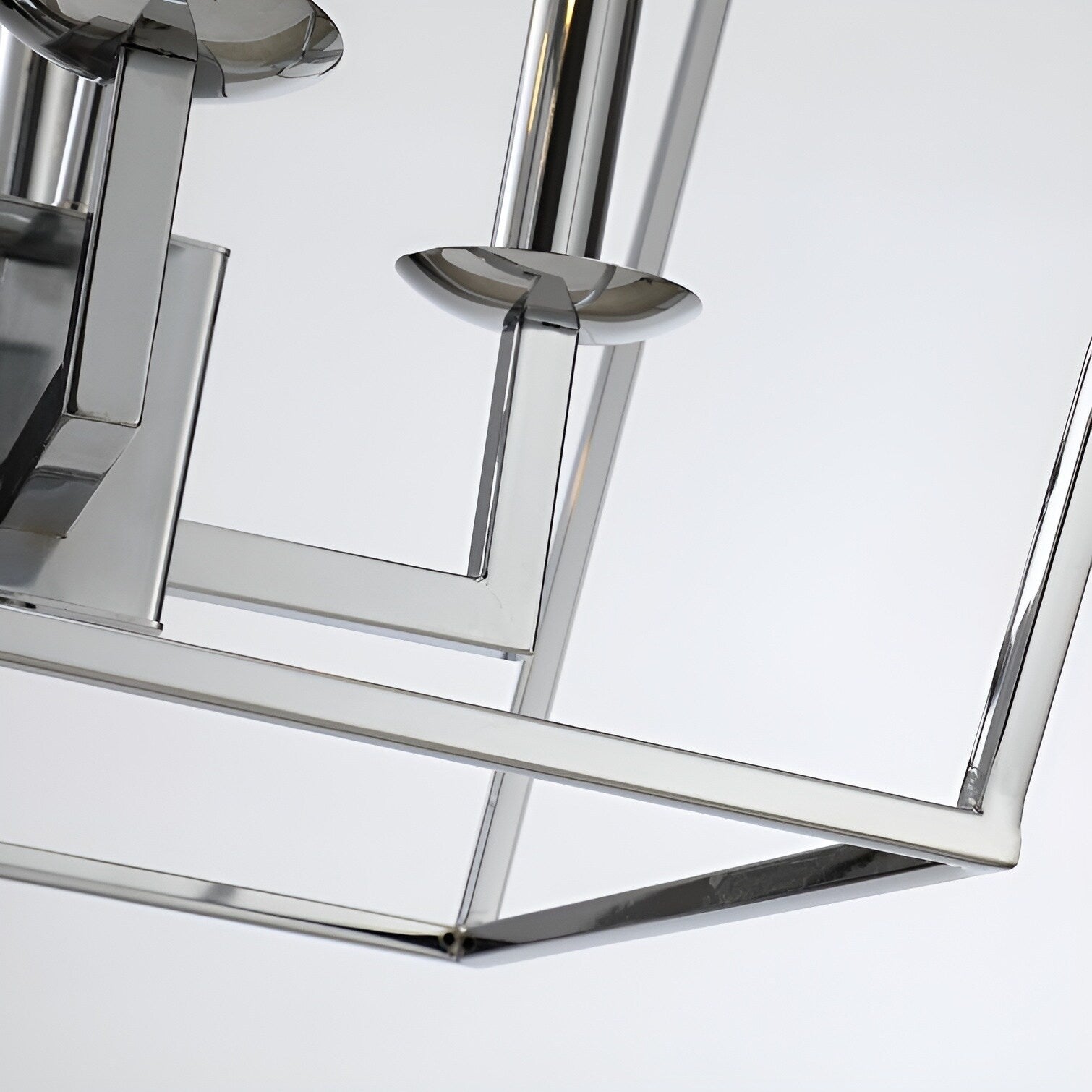 Lampadario a gabbia aperta con lanterna a forma di candela, per scale o isola della cucina - N/D