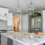 Lampadario a gabbia aperta con lanterna a forma di candela, per scale o isola della cucina - N/D