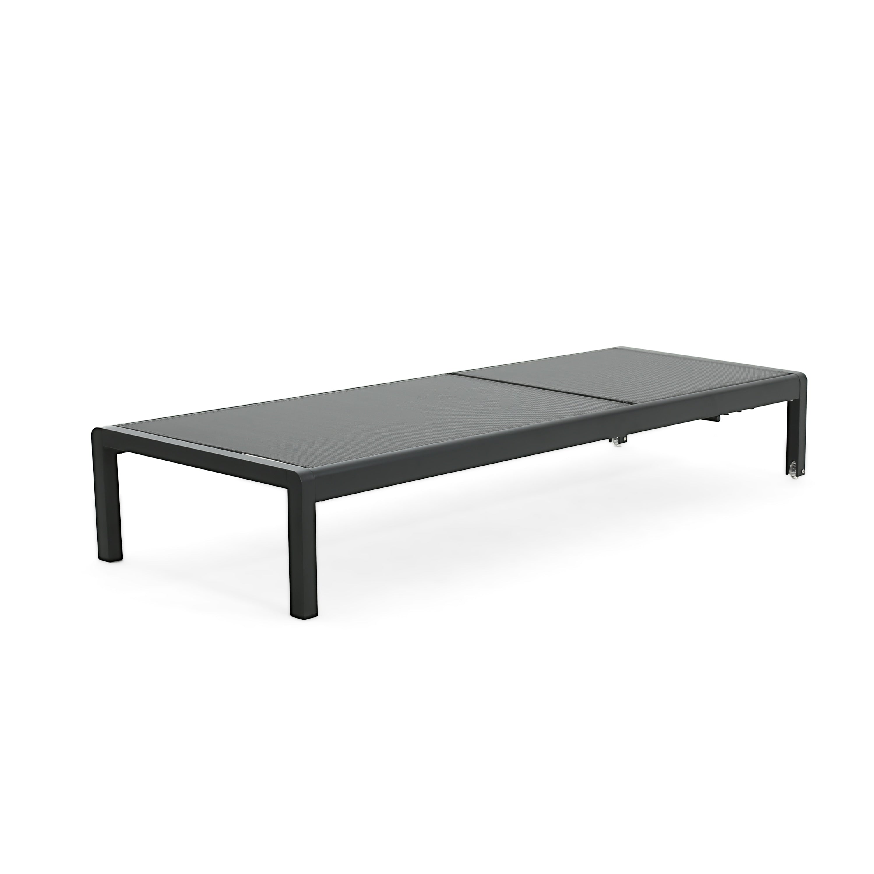 Chaise longue da esterno in alluminio Cape Coral (set da 2) di Christopher Knight Home - 77,56 P x 25,20 L x 11,80 A