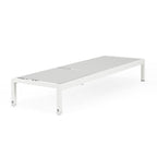 Chaise longue da esterno in alluminio Cape Coral (set da 2) di Christopher Knight Home - 77,56 P x 25,20 L x 11,80 A