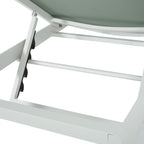 Chaise longue da esterno in alluminio Cape Coral (set da 2) di Christopher Knight Home - 77,56 P x 25,20 L x 11,80 A