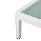 Chaise longue da esterno in alluminio Cape Coral (set da 2) di Christopher Knight Home - 77,56 P x 25,20 L x 11,80 A