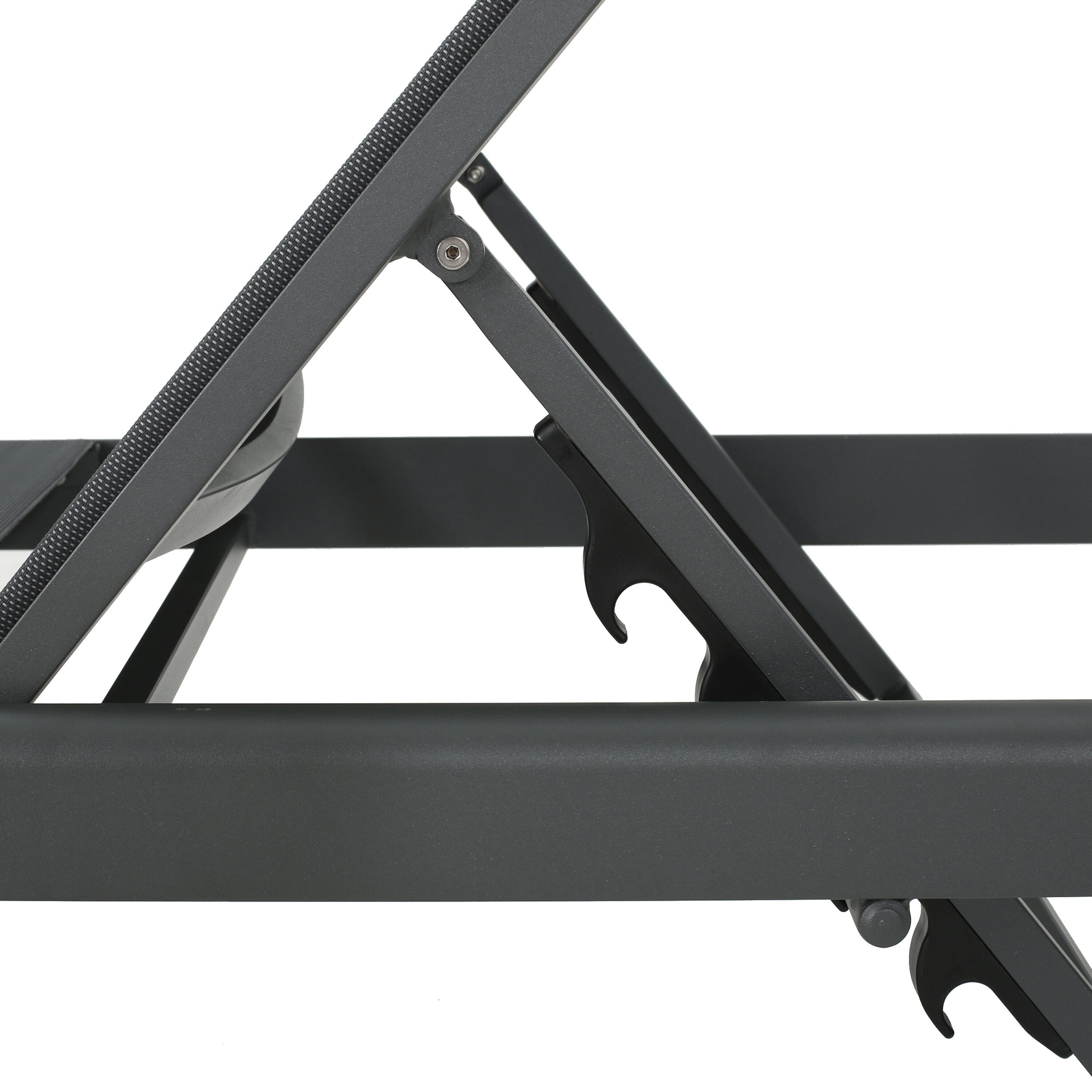 Chaise longue da esterno in alluminio Cape Coral (set da 2) di Christopher Knight Home - 77,56 P x 25,20 L x 11,80 A