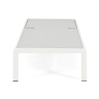 Chaise longue da esterno in alluminio Cape Coral (set da 2) di Christopher Knight Home - 77,56 P x 25,20 L x 11,80 A