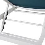 Chaise longue da esterno in alluminio Cape Coral (set da 2) di Christopher Knight Home - 77,56 P x 25,20 L x 11,80 A