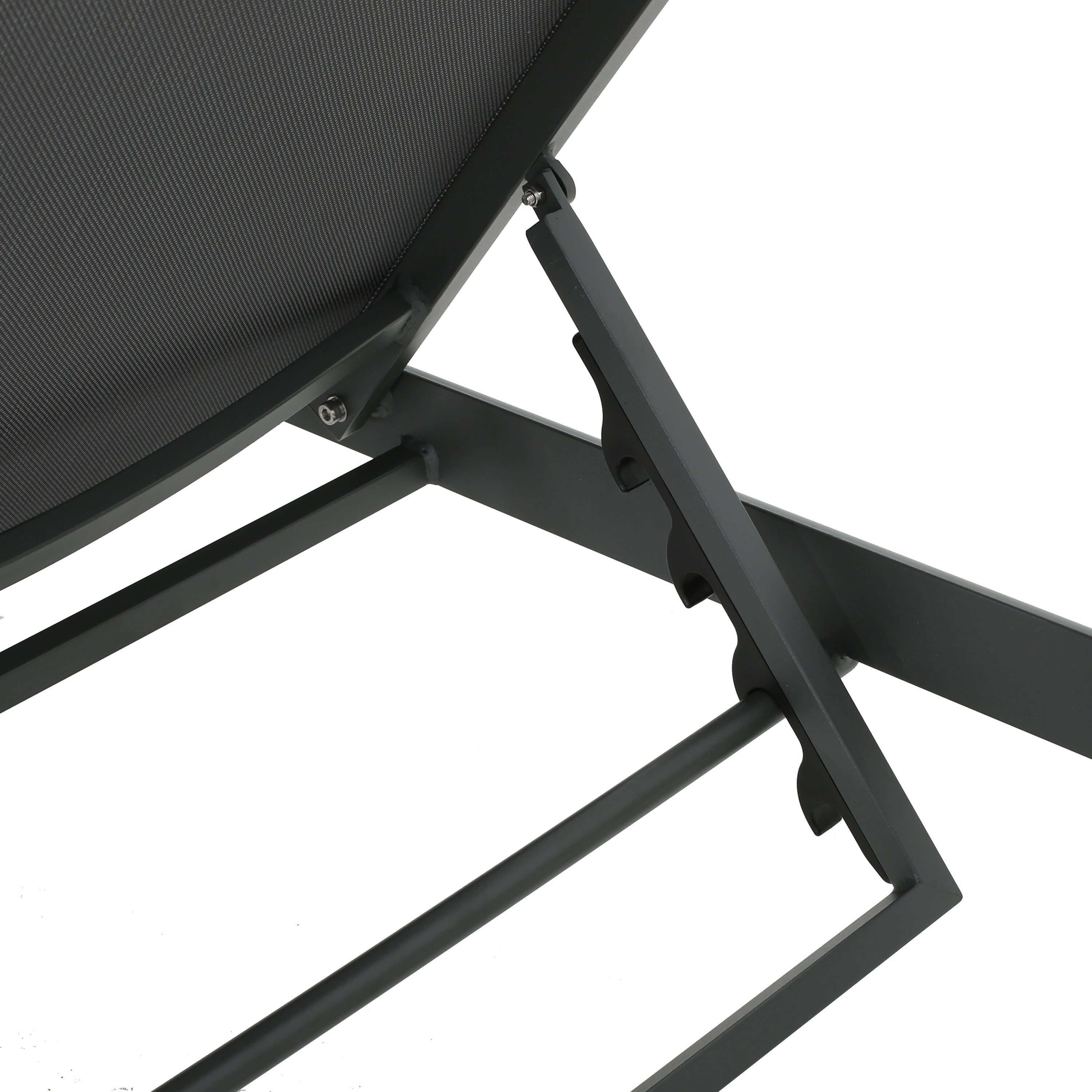 Chaise longue da esterno in alluminio Cape Coral (set da 2) di Christopher Knight Home - 77,56 P x 25,20 L x 11,80 A