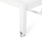 Chaise longue da esterno in alluminio Cape Coral (set da 2) di Christopher Knight Home - 77,56 P x 25,20 L x 11,80 A