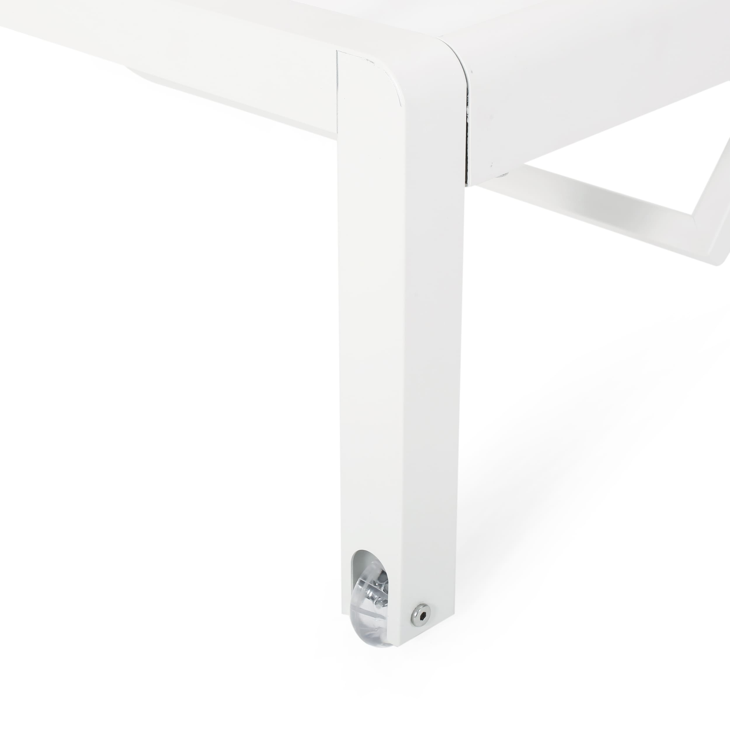 Chaise longue da esterno in alluminio Cape Coral (set da 2) di Christopher Knight Home - 77,56 P x 25,20 L x 11,80 A