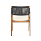 Set da pranzo da esterno Captef in legno di acacia da 5 pezzi di Christopher Knight Home