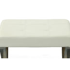 Carolina Living Elisabetta Vanity Bench - Bianco/Cromo