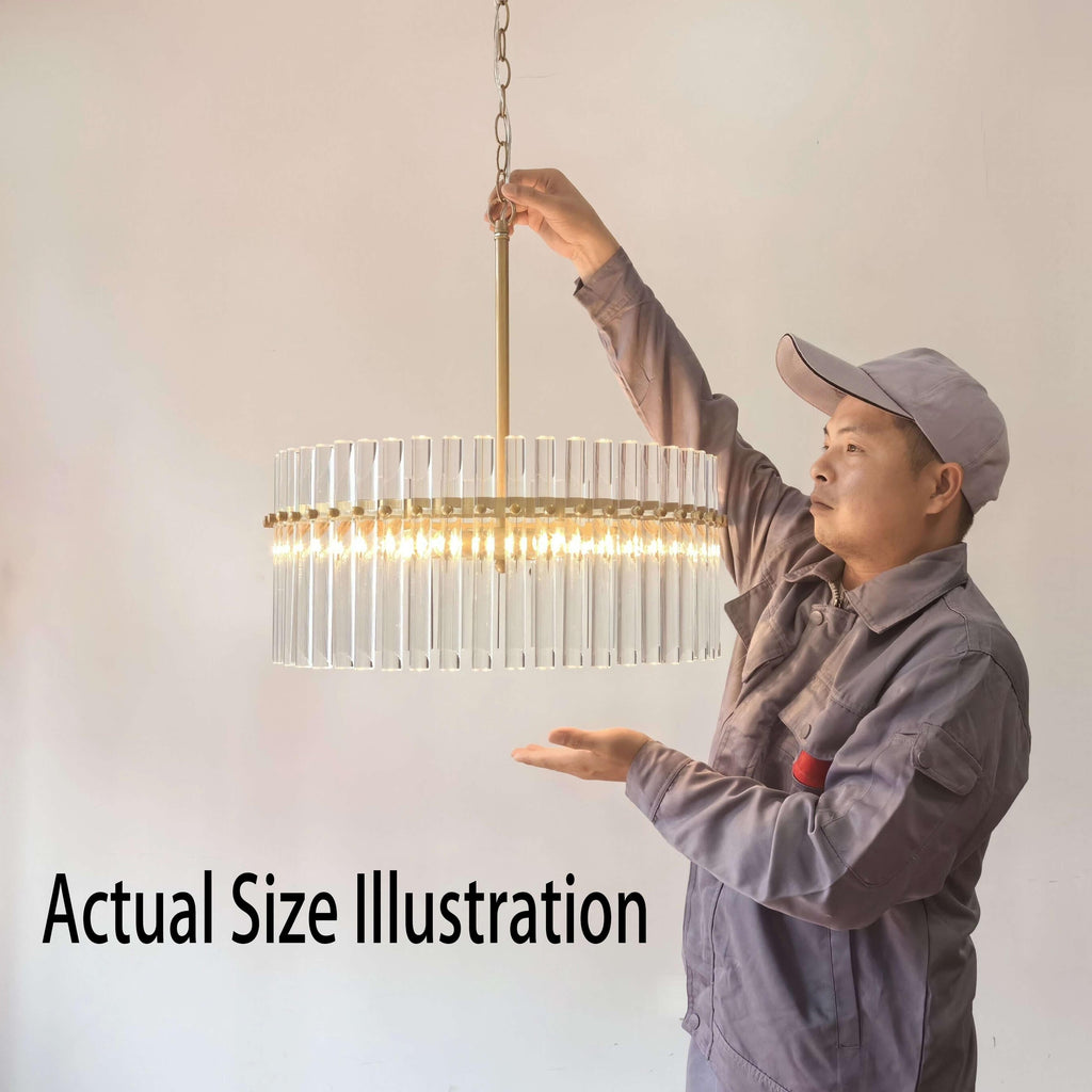 Lampadario in cristallo a 5 luci Casandra