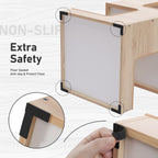 Cuccia per gatti, tiragraffi con tappetino e tappetini rimovibili