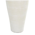 Vaso decorativo da pavimento in ceramica a forma di anfora alta - Bianco - Roche River Decor