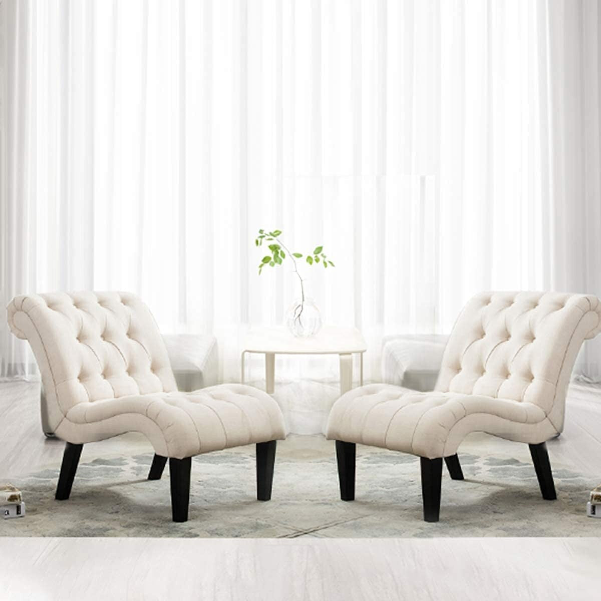 Divano chaise longue imbottito, poltrona decorativa per camera da letto, soggiorno