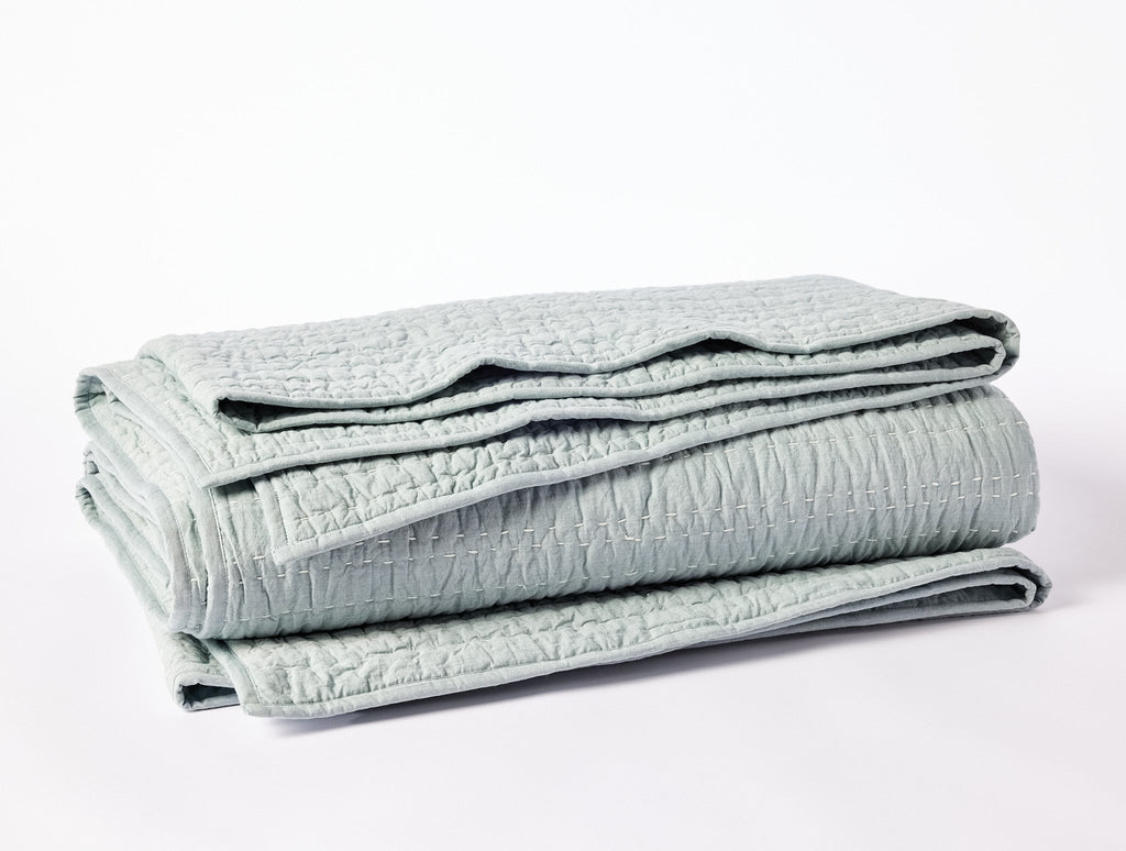 Coperta biologica cucita a mano con canale - Rinnovata