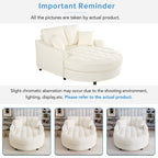 Divano letto con chaise longue in ciniglia, divano imbottito con schienale trapuntato e 2 cuscini staccabili per soggiorno