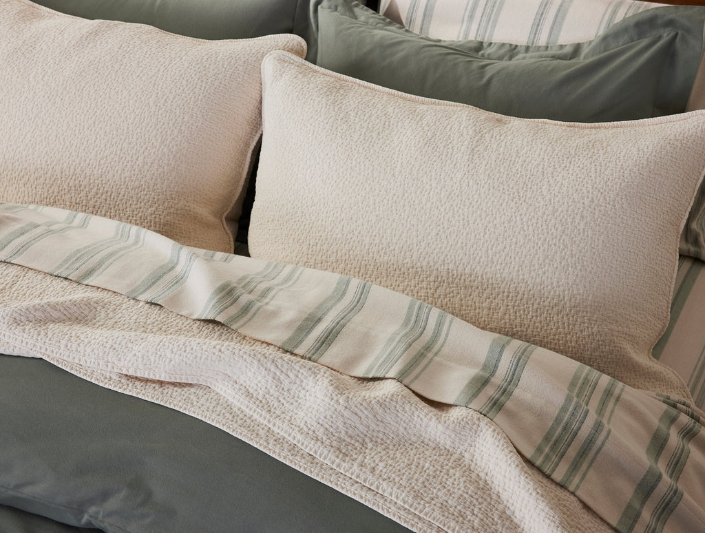 Cascade Organic Matelasse Sham 