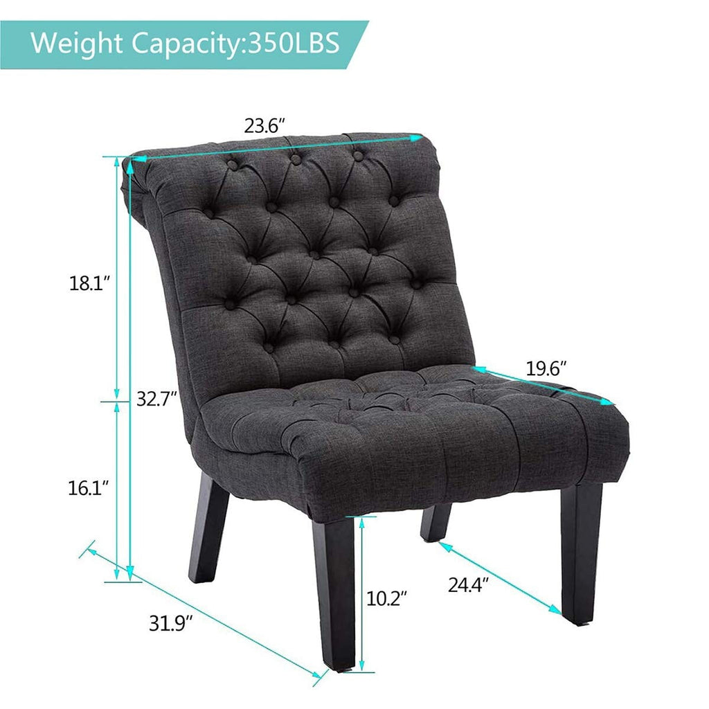 Divano chaise longue imbottito, poltrona decorativa per camera da letto, soggiorno