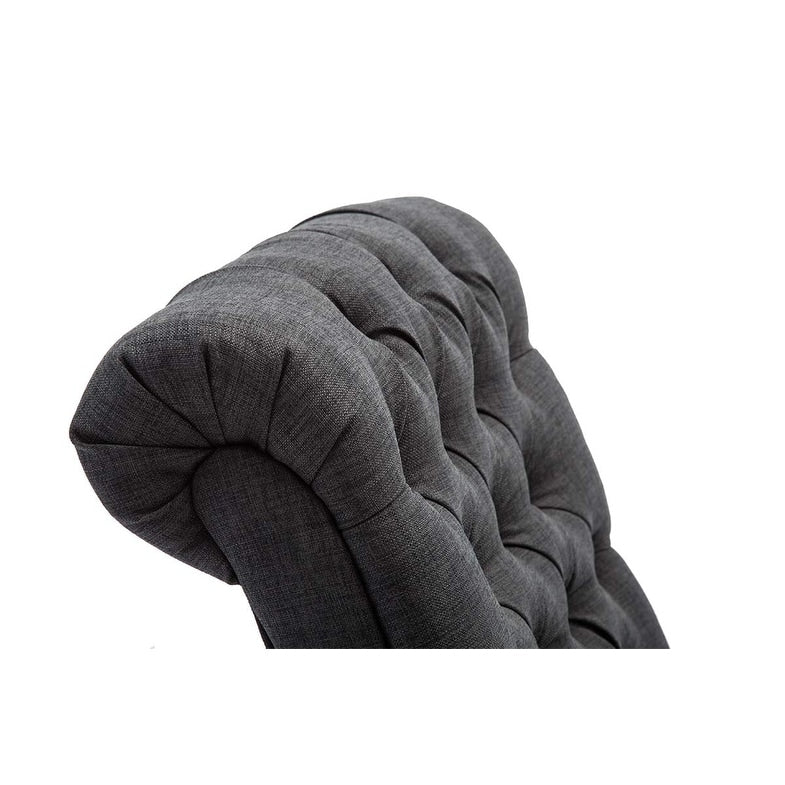 Divano chaise longue imbottito, poltrona decorativa per camera da letto, soggiorno