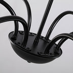 Lampadario minimalista francese classico a 6 luci con illuminazione a candela